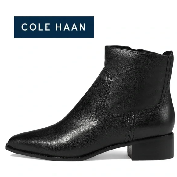 NWOB $199 COLE HAAN Naia Leather Ankle Boots - Picture 11 of 12